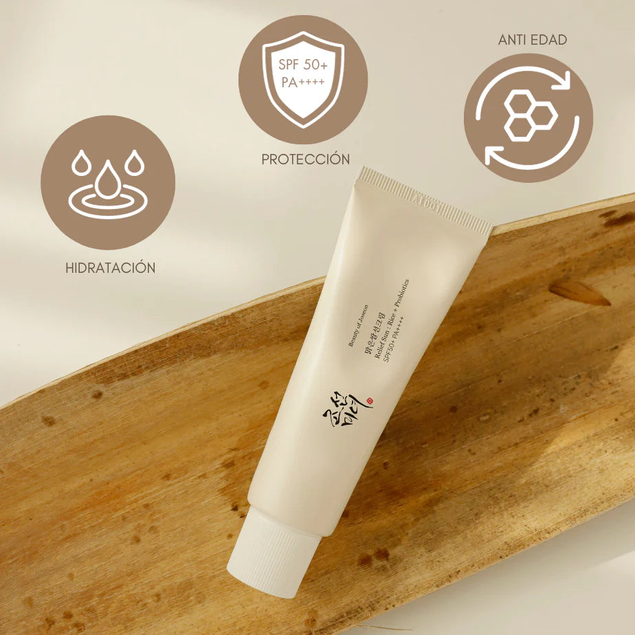 BEAUTY OF JOSEON: RELIEF SUN: RICE + PROBIOTICS SPF50+ PA++++