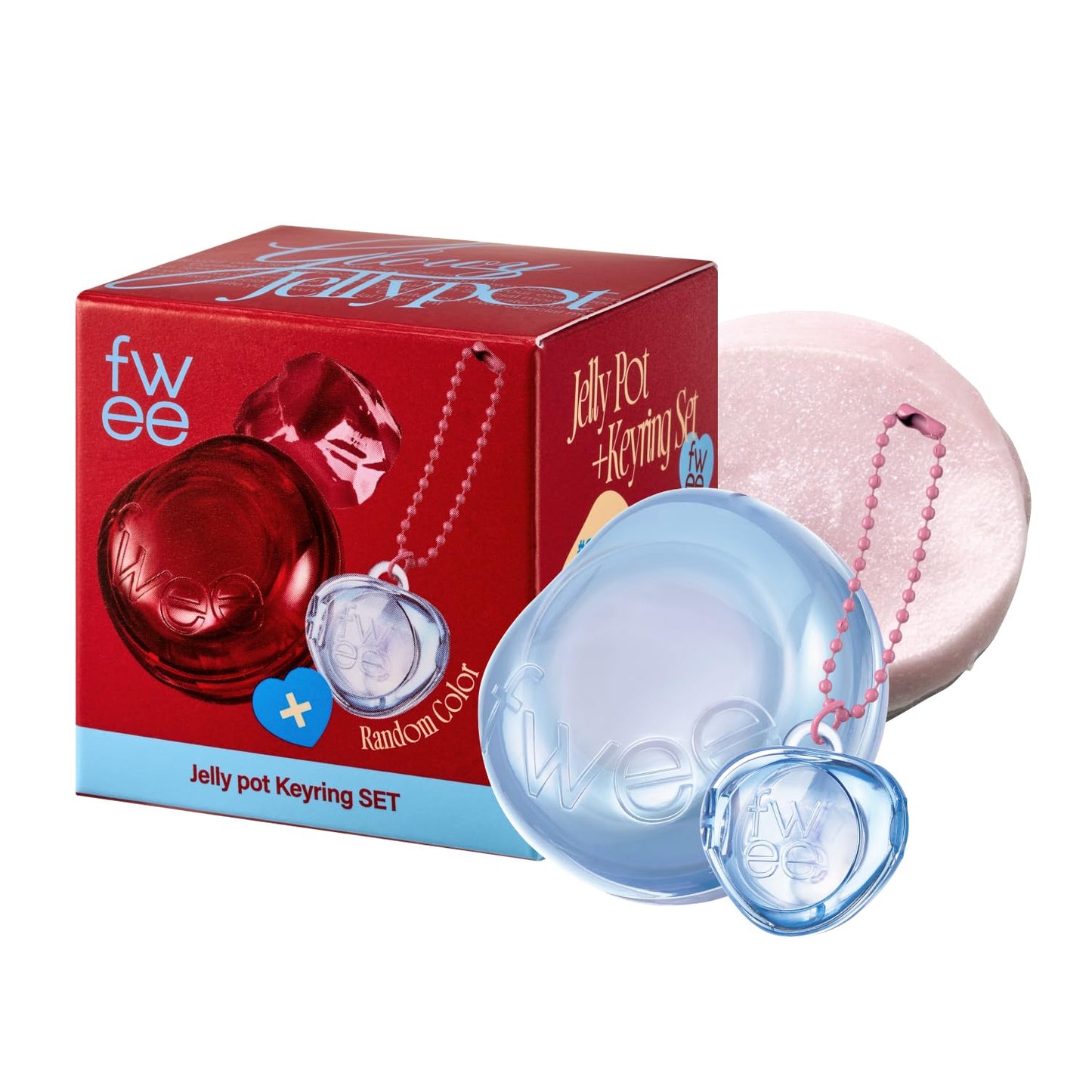 FWEE - *KEYRING* LIP&CHEEK GLOWY JELLY POT SUGAR POWDER 4G