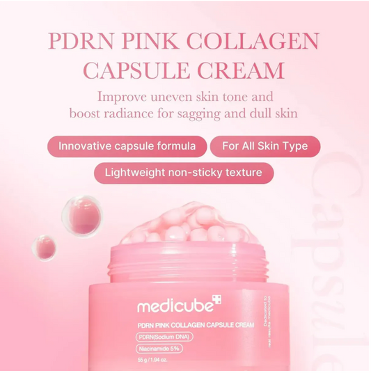 MEDICUBE - PDRN PINK COLLAGEN CAPSULE CREAM- 55gr