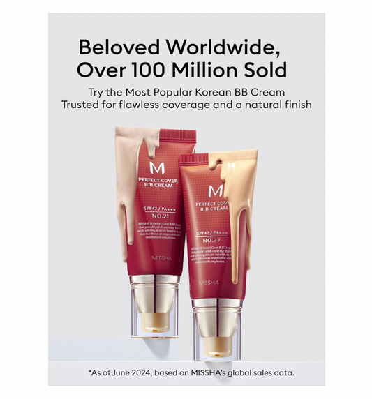 MISSHA M PERFECT COVER BB CREAM SPF 42 PA No 27 Honey Beige