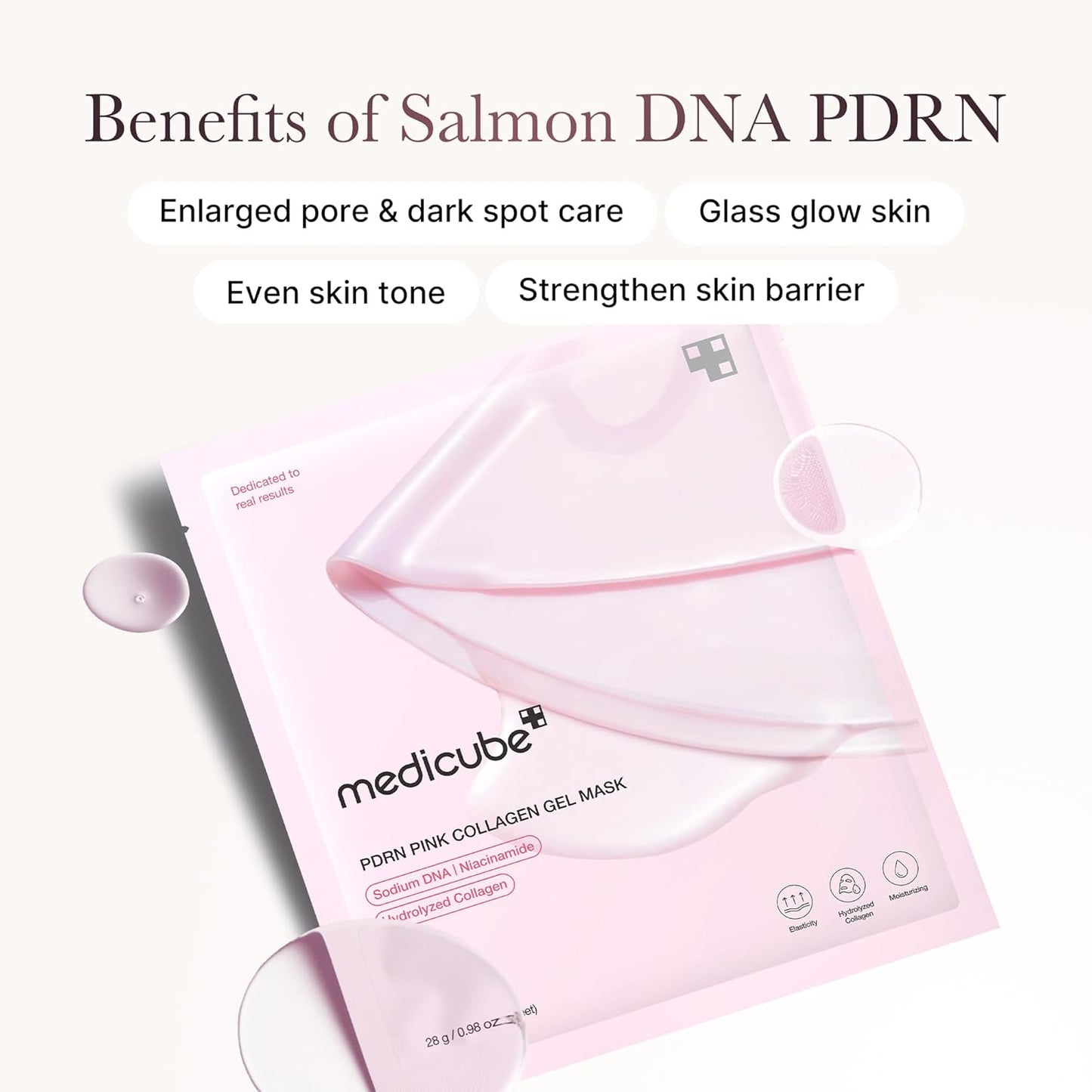MEDICUBE - PDRN PINK COLLAGEN GEL MASK 4EA