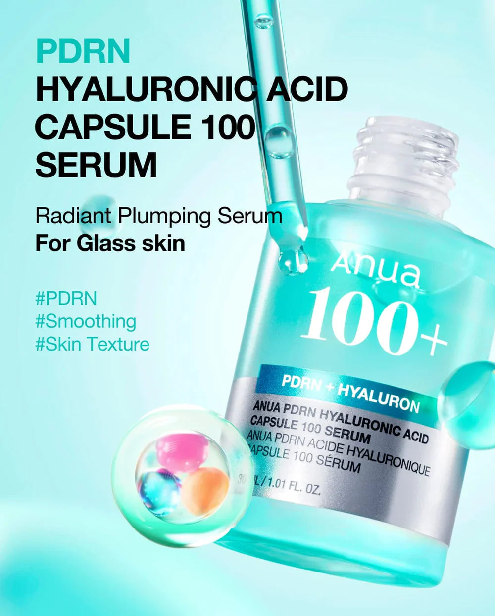 ANUA - PDRN HYALURONIC ACID CAPSULE 100 SERUM 30ML