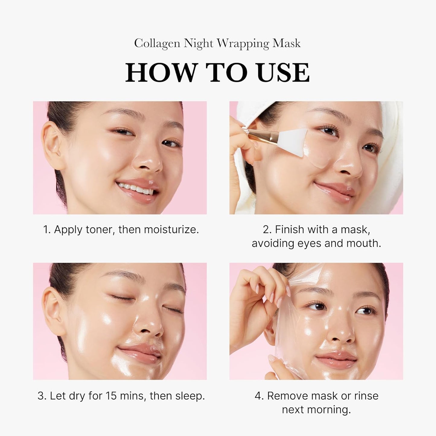 MEDICUBE - COLLAGEN NIGHT WRAPPING MASK 75ml