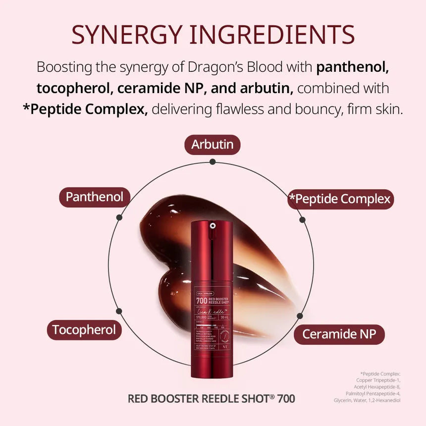 VT COSMETICS - VT RED BOOSTER REEDLE SHOT 300