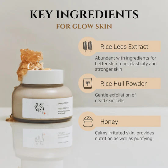 BEAUTY OF JOSEON - GROUND RICE AND HONEY GLOW MASK 150ML