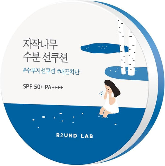 ROUND LAB - BIRCH JUICE MOISTURIZING SUN CUSHION SPF50+ PA++++