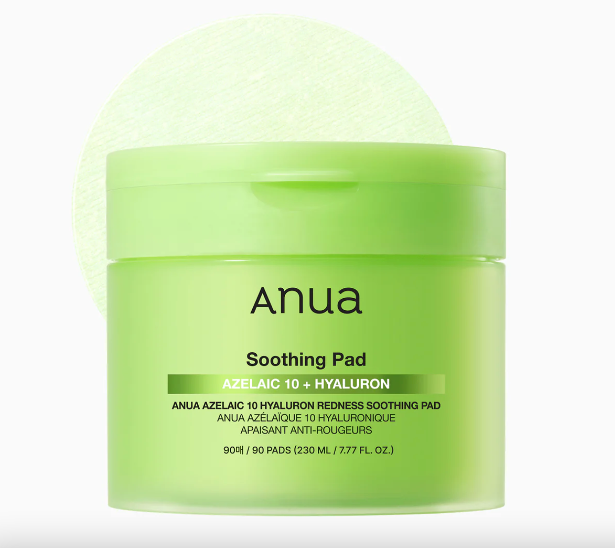 ANUA - AZELAIC ACID 10 HYALURON REDNESS SOOTHING PAD 230ml
