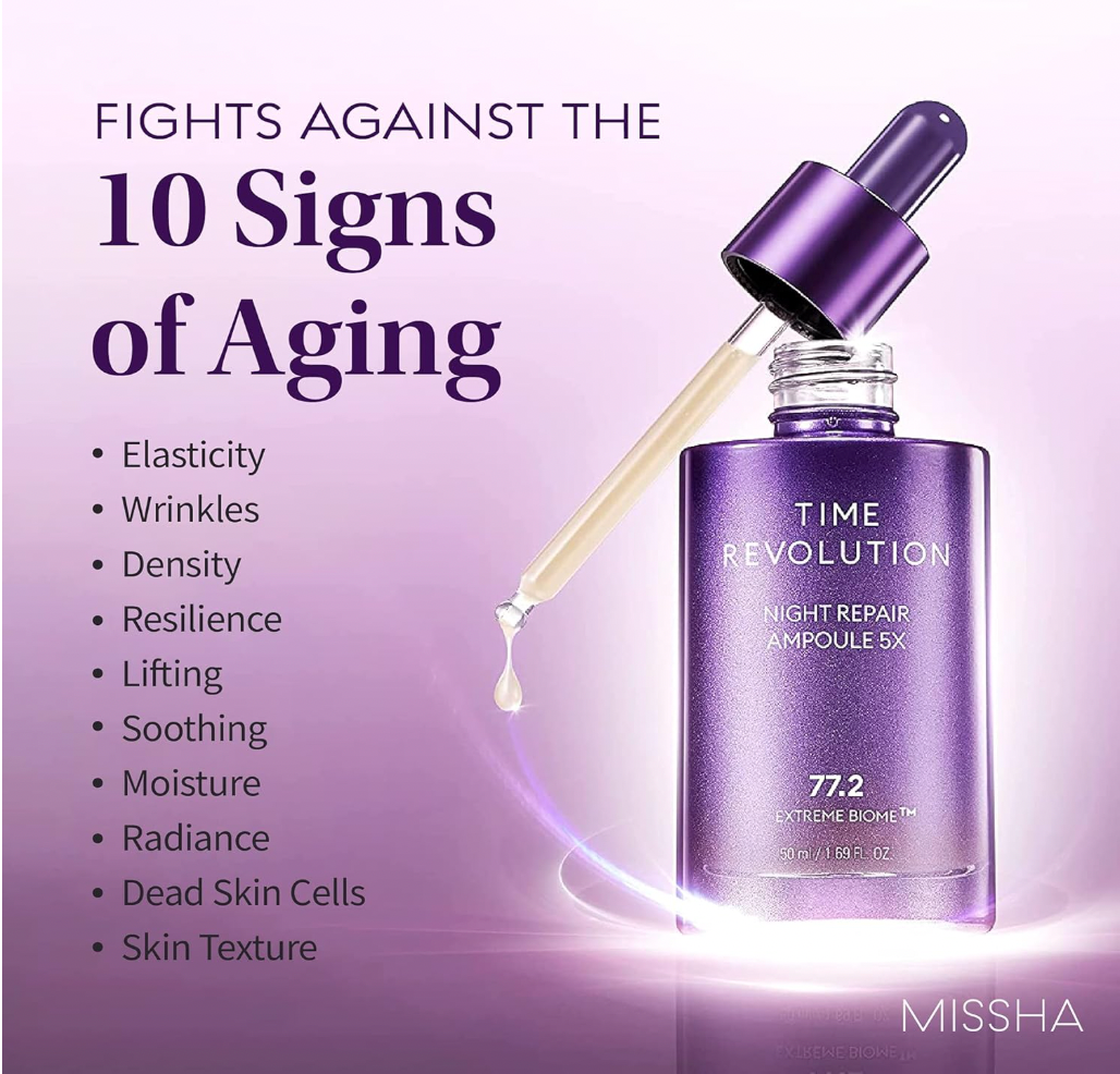 MISSHA - TIME REVOLUTION NIGHT REPAIR AMPULE 5X '50ml'