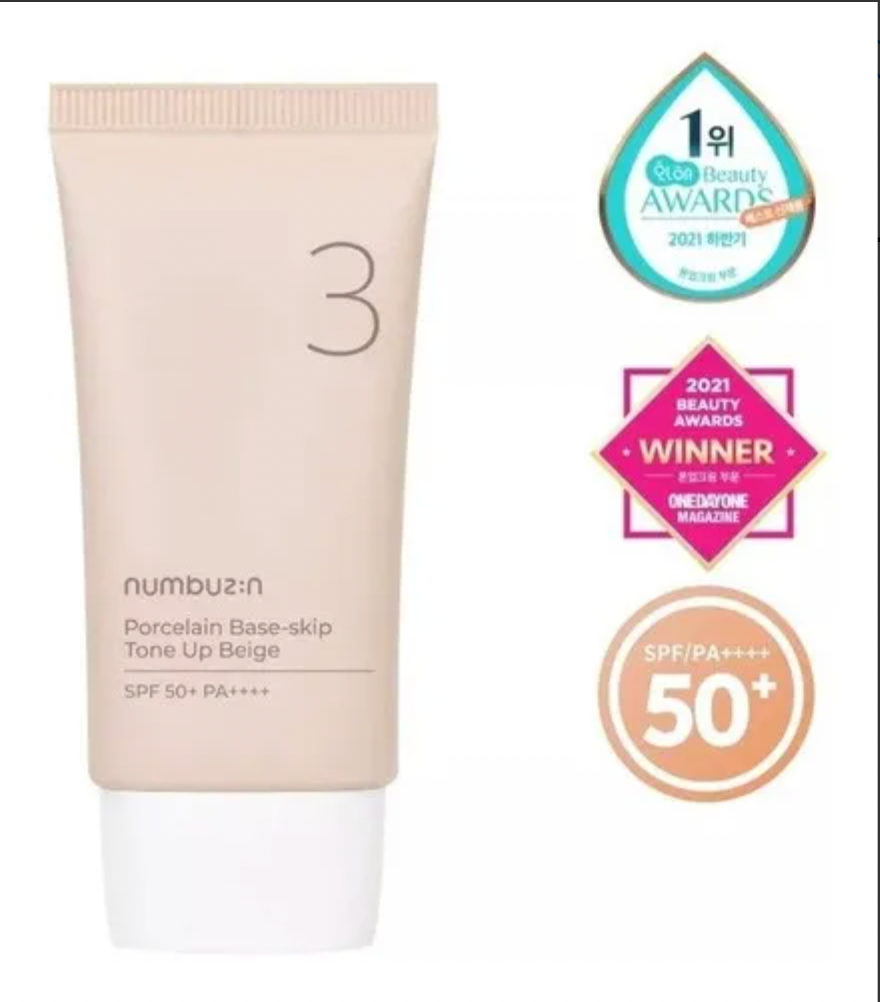 NUMBUZIN 3 BASE DE MAQUILLAJE CON PROTECTOR SOLAR SPF50+ PA++++