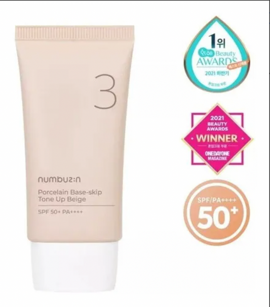 NUMBUZIN 3 BASE DE MAQUILLAJE CON PROTECTOR SOLAR SPF50+ PA++++