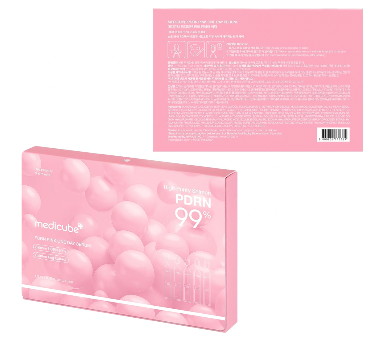 MEDICUBE PDRN ESPERMA DE SALMON ONE DAY SERUM