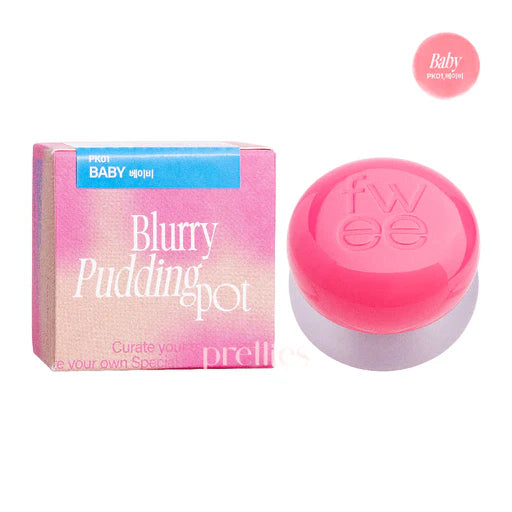 FWEE - *KEYRING* LIP&CHEEK BLURRY PUDDING POT PK01 BABY 5G