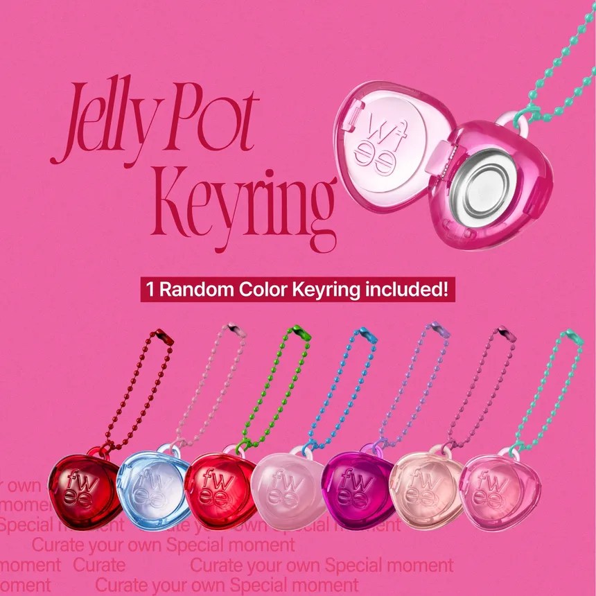 FWEE - *KEYRING* LIP&CHEEK GLOWY JELLY POT JC02 MELLOW MANGO 4G