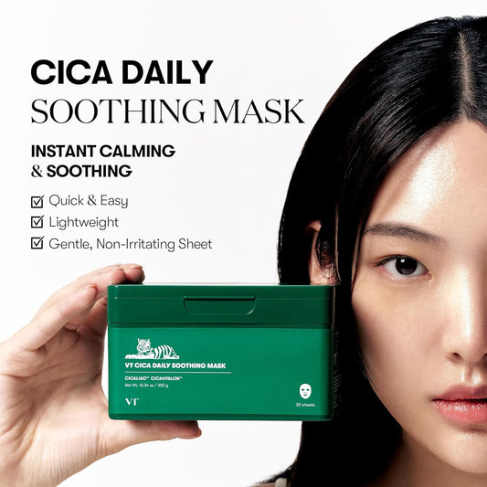 VT COSMETICS - VT CICA DAILY SOOTHING MASK 30EA