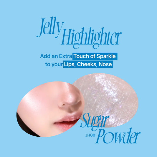 FWEE - *KEYRING* LIP&CHEEK GLOWY JELLY POT SUGAR POWDER 4G
